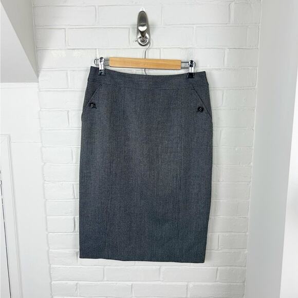 Rafaella Knit Textured Pencil Skirt Size 4 - Picture 1 of 8